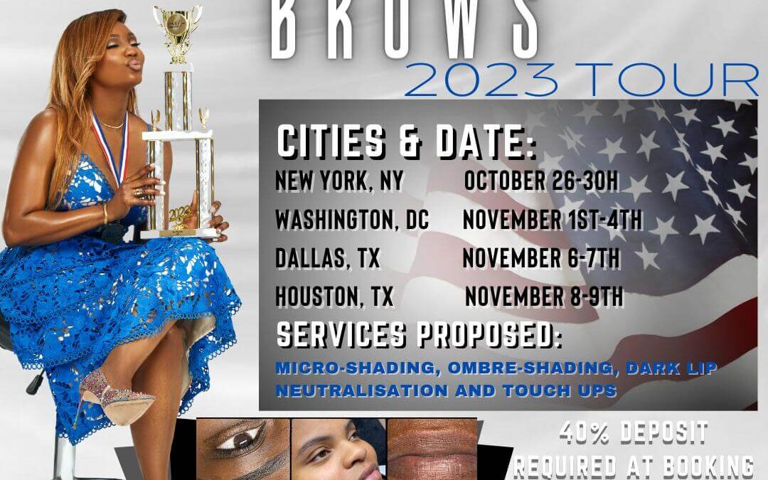 Rima brows tour 2023 (New York, Washington, Dallas, Houston)